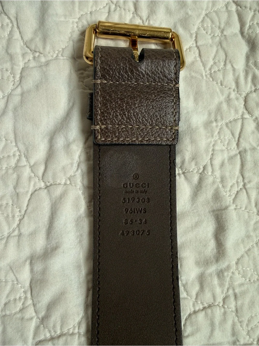 Women’s GUCCI brown belt